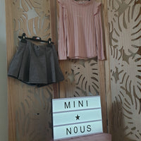 Pull fin brodé "amour" Maëlya