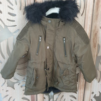 Parka Kaki/Noir