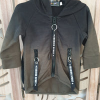 Veste de jogging Kaki/noir