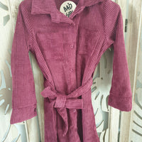 Robe en velours côtelé fille avec ceinture