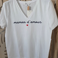 T-shirt "maman d'amour"