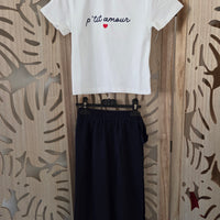 Pantalon fluide avec ceinture (Fille)