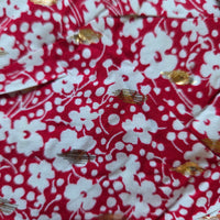 Robe courte motifs fleurs