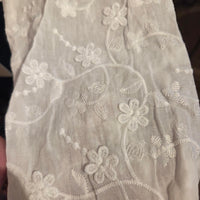 Chemise blanche brodée