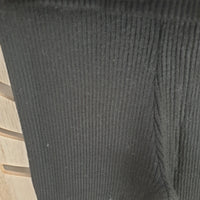 Ensemble en maille pull à volants et pantalon flare