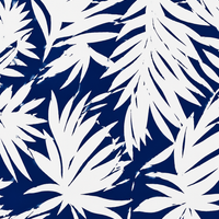 Robe longue motifs palmiers