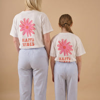 T-shirt Happy vibes (Fille)