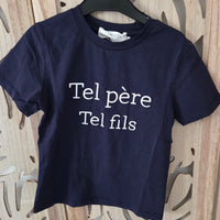 T-shirt "Tel père tel fils" (fils)