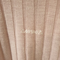 Pull fin brodé "amour" Maëlya