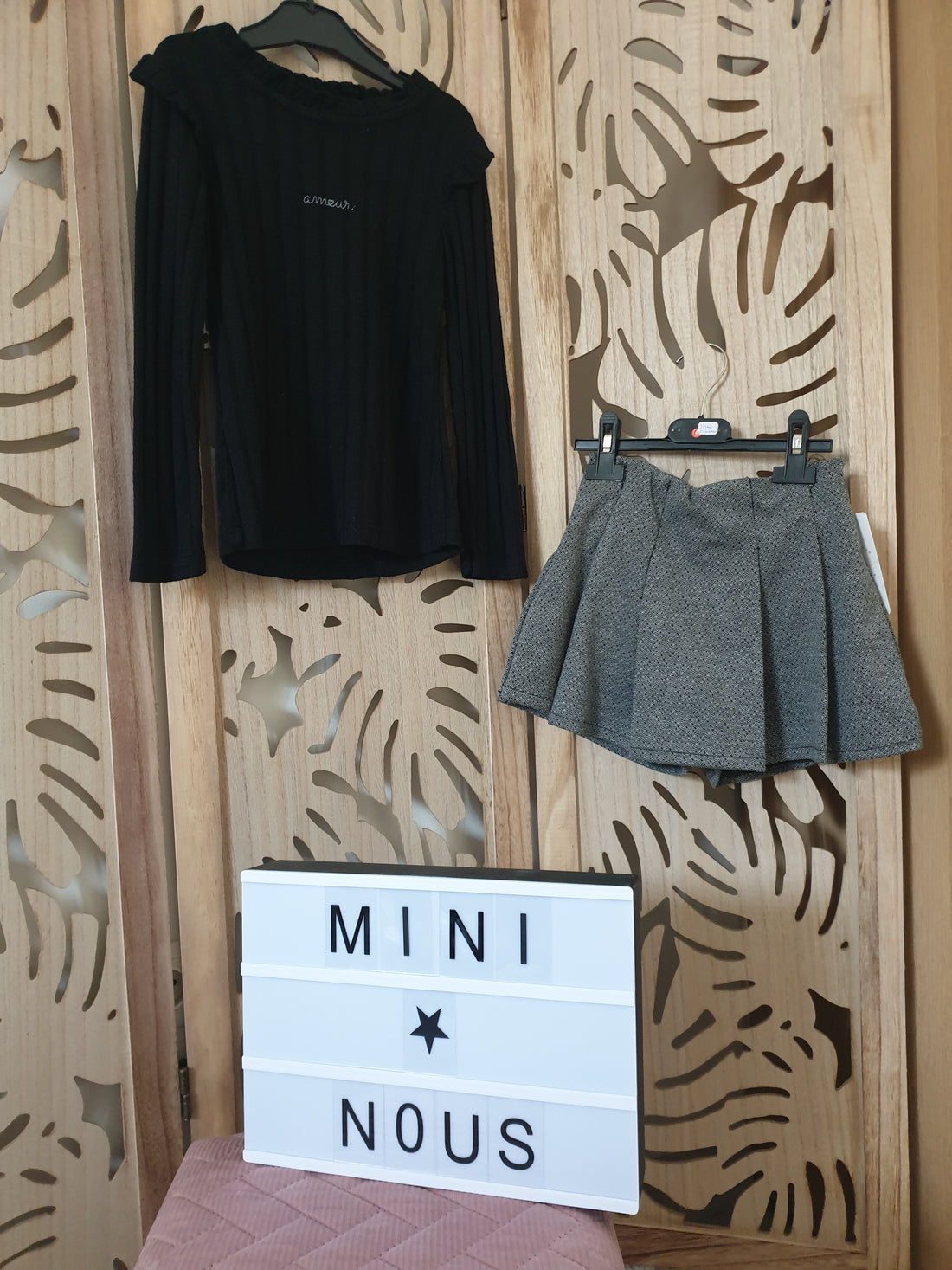 Jupe short plissée Alexandra