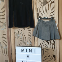 Jupe short plissée Alexandra