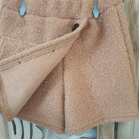 Jupe Short camel pour fille
