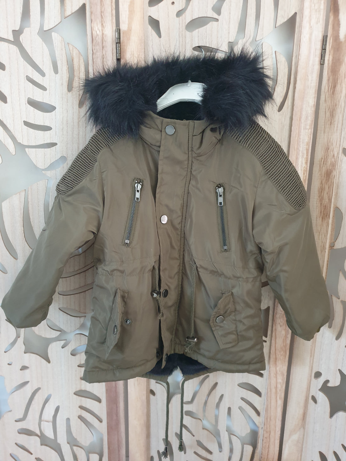 Parka Kaki/Noir