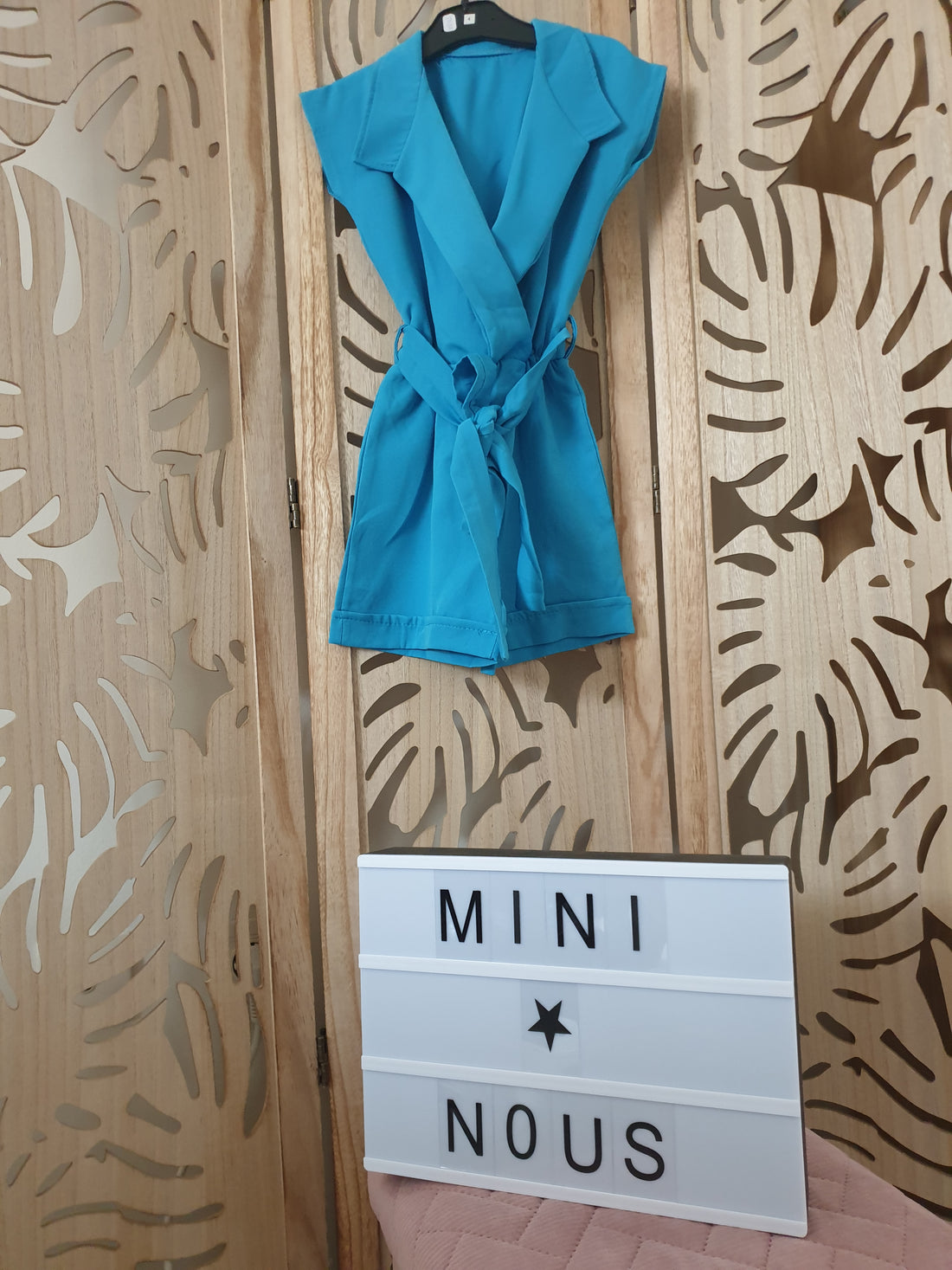 Combishort bleue