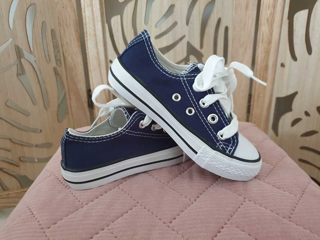 Sneakers bleues marines