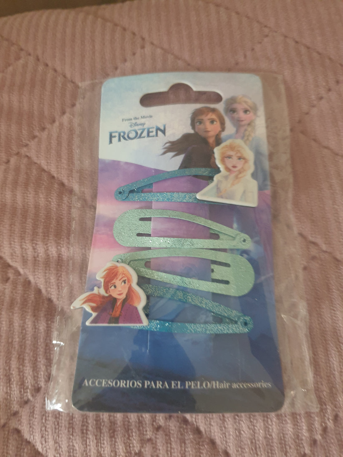 4 barrettes à cheveux Reine des Neiges