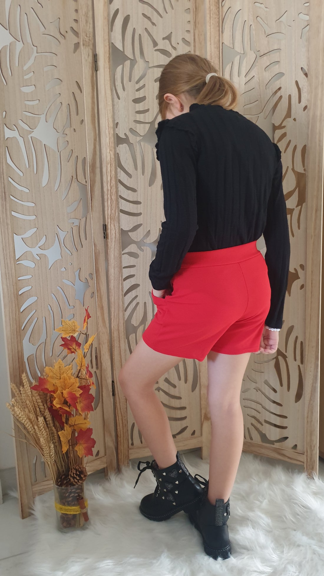Pull fin brodé "amour" Maëlya