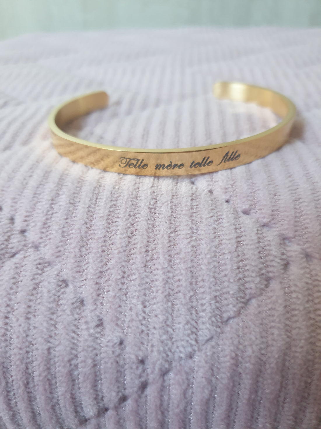 Bracelet jonc telle mère telle fille