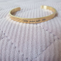 Bracelet jonc telle mère telle fille
