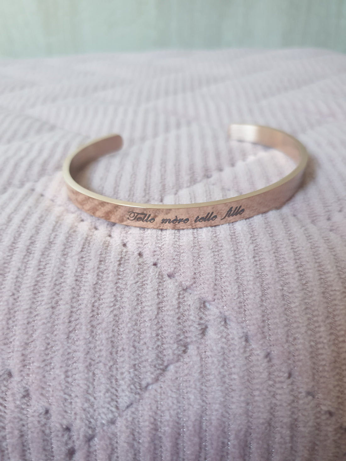 Bracelet jonc telle mère telle fille