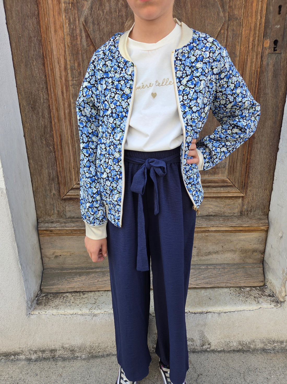 Pantalon fluide avec ceinture (Fille)