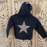 Sweat à capuche étoile fille