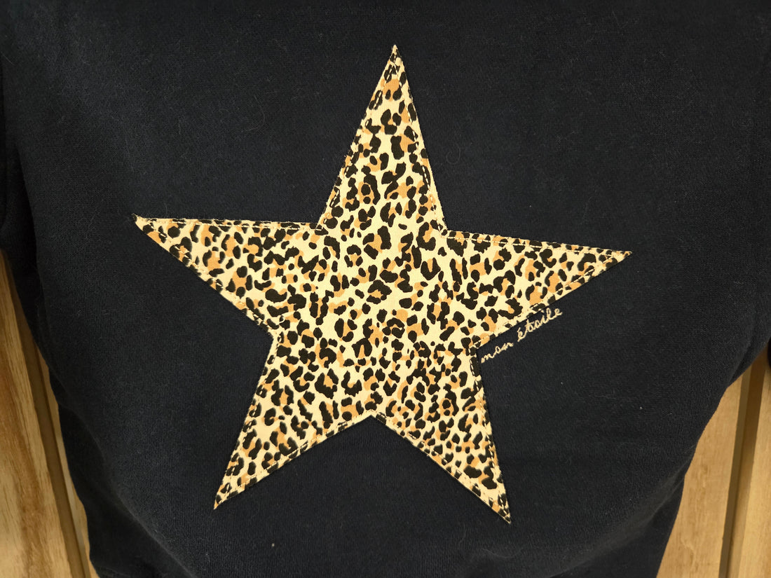 Sweat à capuche étoile fille