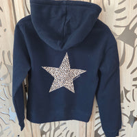 Sweat à capuche étoile femme