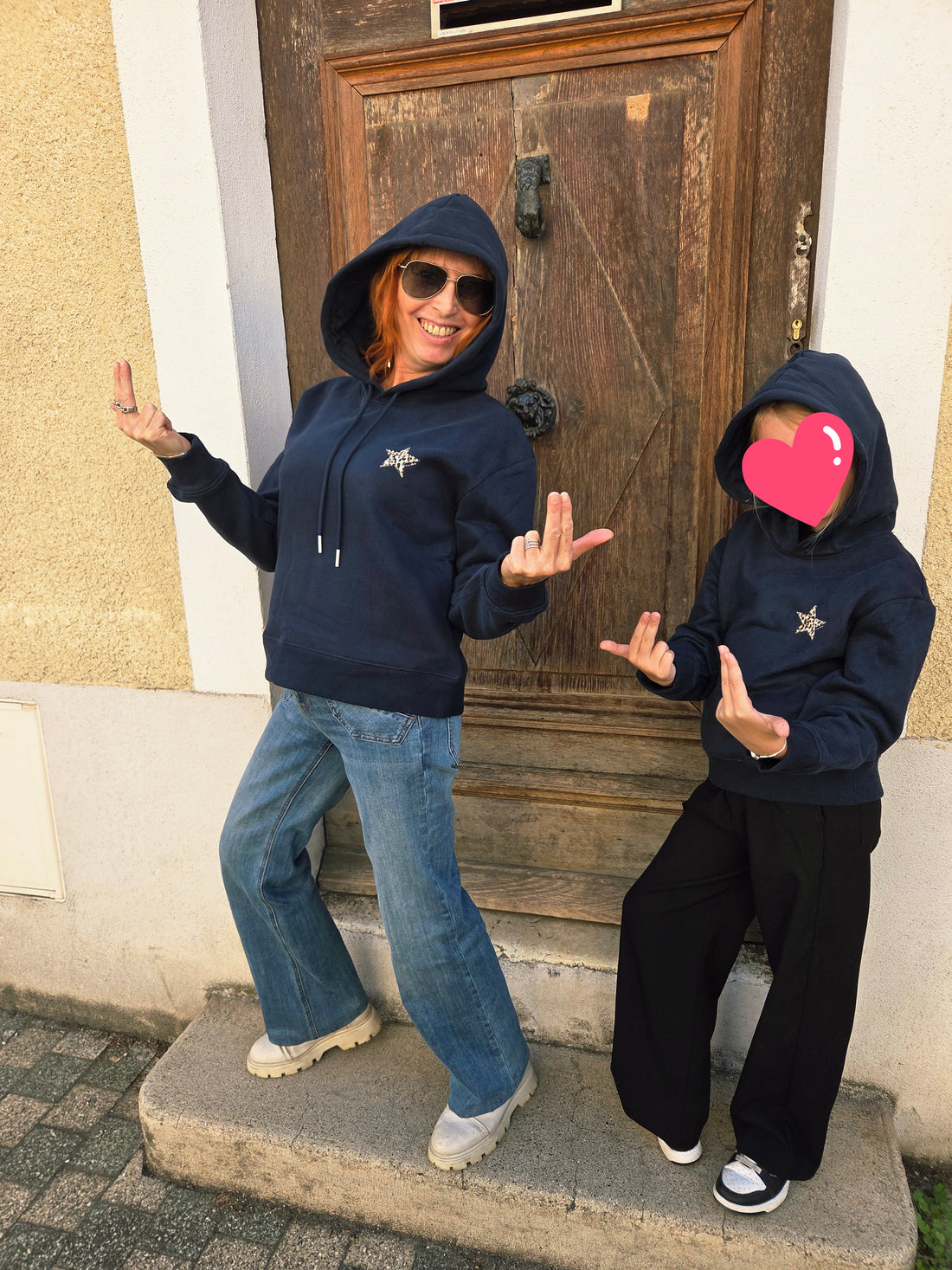 Sweat à capuche étoile femme