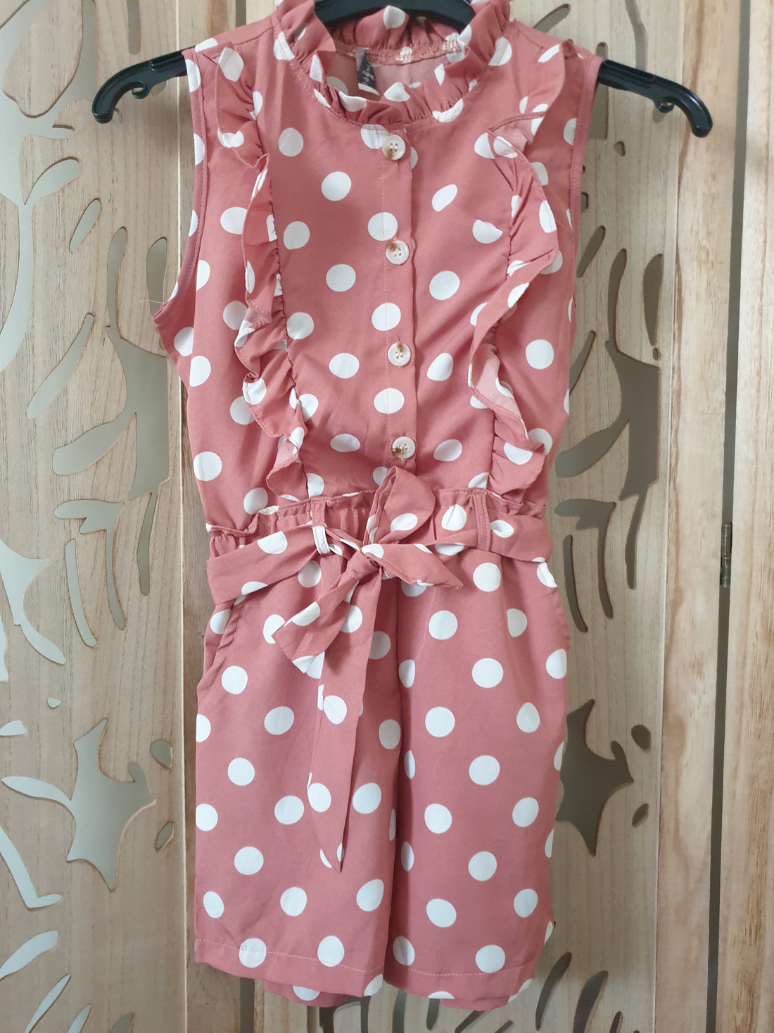 Combishort vieux rose