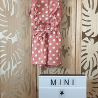 Combishort vieux rose