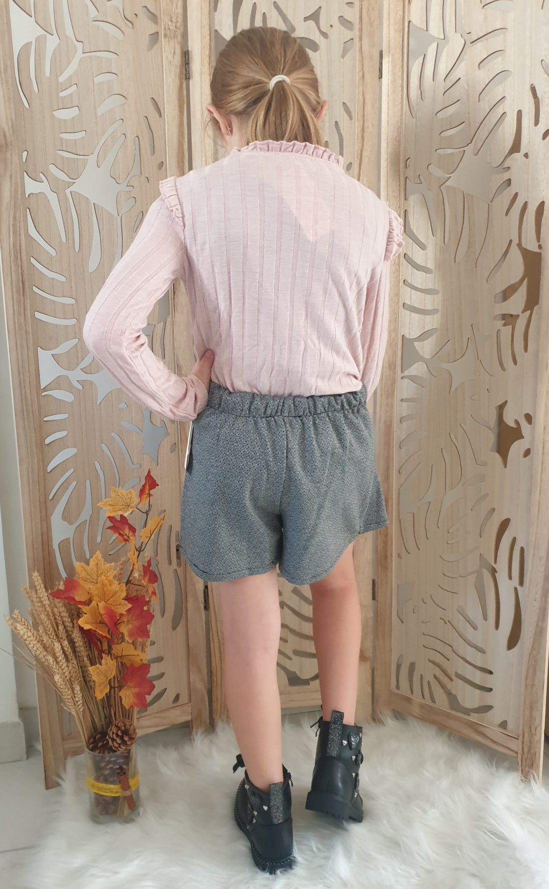 Jupe short plissée Alexandra