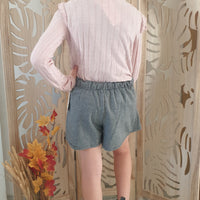 Jupe short plissée Alexandra