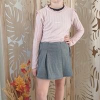 Jupe short plissée Alexandra