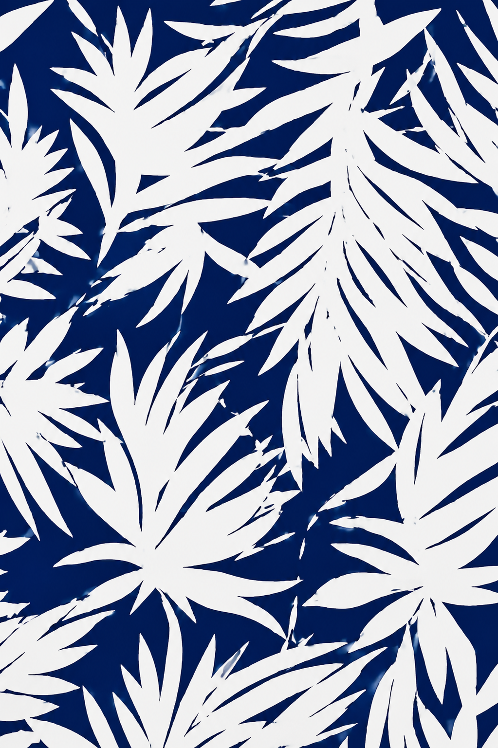 Robe longue motifs palmiers