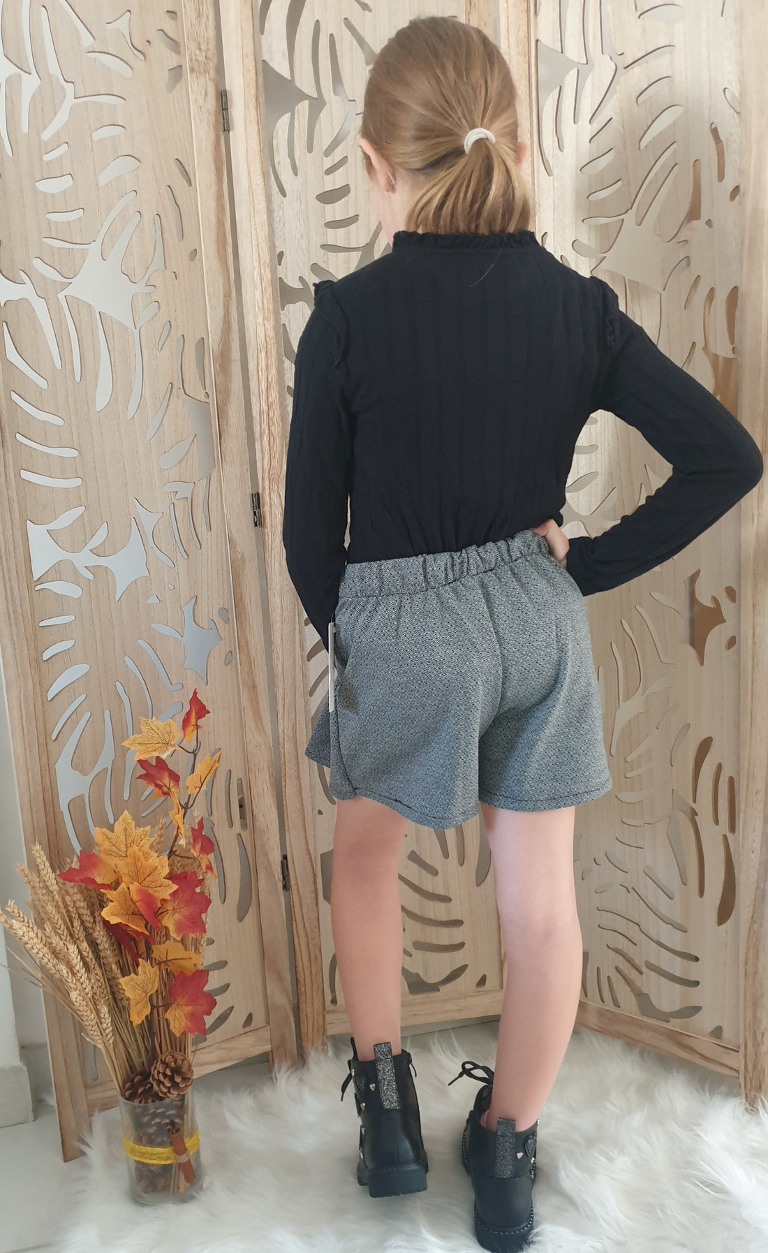 Pull fin brodé "amour" Maëlya