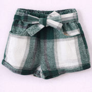 Short à carreaux Léonie pour fille – style rétro chic