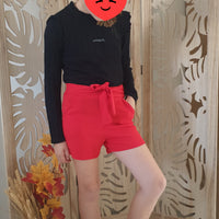 Short rouge Héloïse