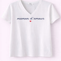 T-shirt "maman d'amour"
