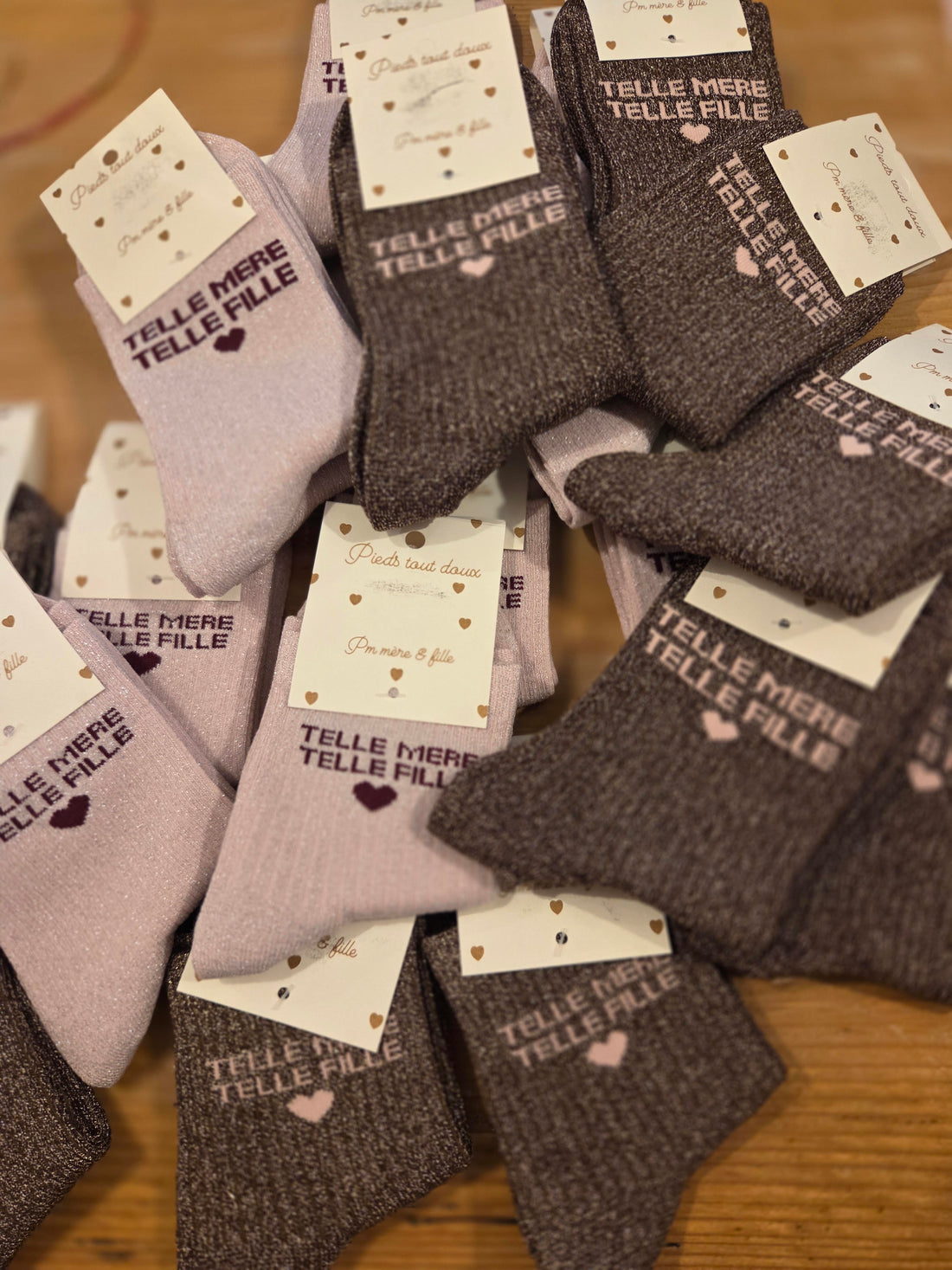 Chaussettes mère et fille