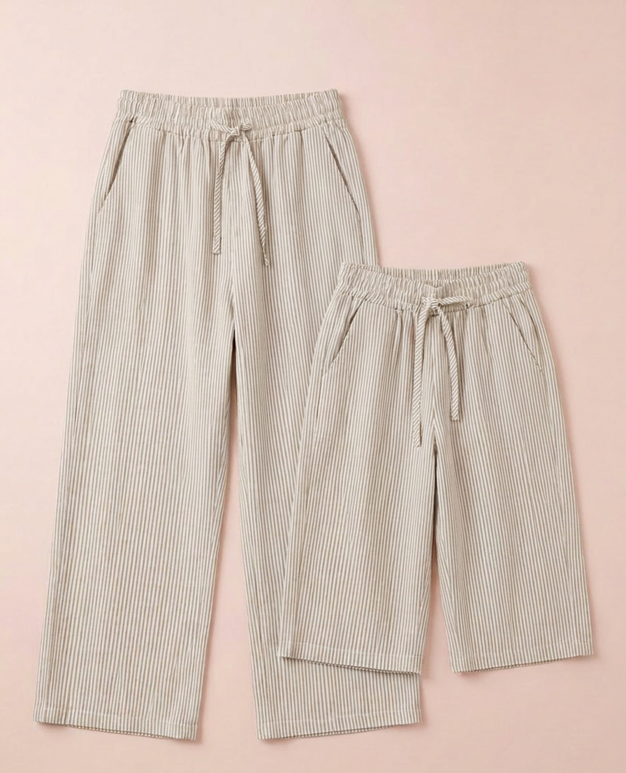 Pantalon Été Rayé (Maman)